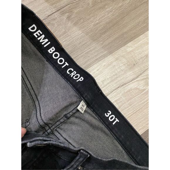 J. Crew 9" demi-boot crop jean in Dark Worn wash, Size 30T, MSRP $138 - Picture 2 of 12